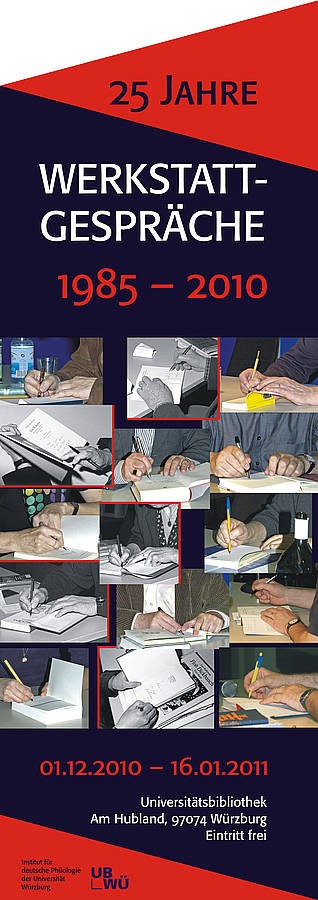 Plakat 25 Jahre Werkstattgespräche Plakat 25 Jahre Werkstattgespräche