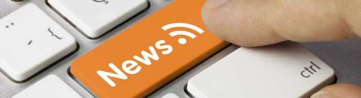 RSS-Feed PC-Tastatur mit Newsfeed-Taste