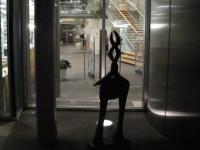 Skulptur "Drehhorn" der Künstlerin Liesel Metten Skulptur "Drehhorn" der Künstlerin Liesel Metten