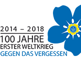 Logo 100 Jahr Erster Weltkrieg - Gegen das Vergessen
