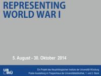 Flyer Ausstellung Der Erste Weltkrief