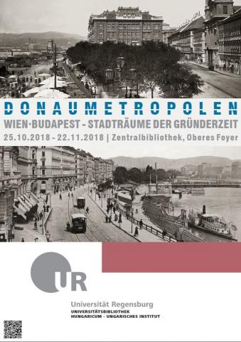 Plakat Ausstellung Donaumetropolen
