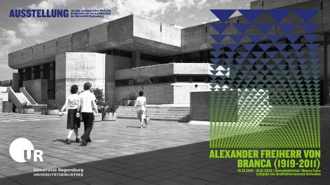 Alexander Freiherr von Branca (1919-2011) Ausstellungsplakat
