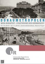 Plakat Ausstellung Donaumetropolen