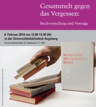 Buchvorstellung Gesammelt gegen das Vergessen am 6. Februar 2019 in Augsburg