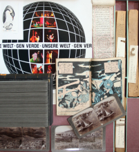 Bild der Ausstellung Bunte Mischung der UB der LMU München