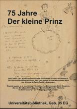Plakat 75 Jahre Der kleine Prinz