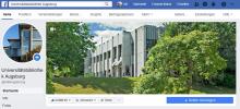 Facebook-Auftritt Universitätsbibliothek Augsburg