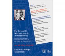 Flyer Festvortrag Prof. Friedrich Wilhelm Graf