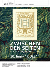 Ausstellungsplakat "Zwischen den Seiten"