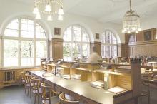 Refugium emeritorum: Lesesaal der Professoren in der Universitätsbibliothek Erlangen