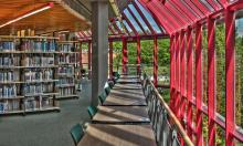 UB Bayreuth, Innenansicht Teilbibliothek NW2