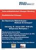 Plakat zur Veranstaltung "Bibliotheksplan"