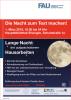 Plakat mit einem Vollmond
