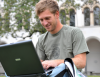 Student am Laptop