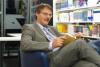 Bibliotheksdirektor Dr. Fabian Franke bei der Lesenacht